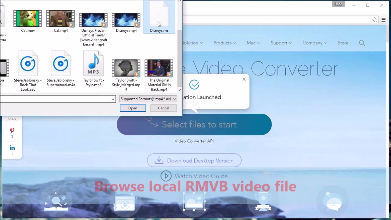 convert mp4 to hls